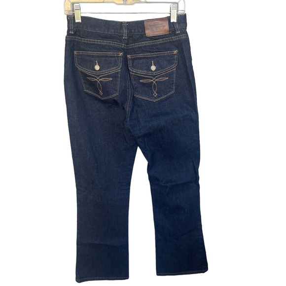 LRL Lauren Ralph‎ Lauren Jeans Womens Size 4 Dark Wash Bootcut Mid Rise Classic - Picture 2 of 13